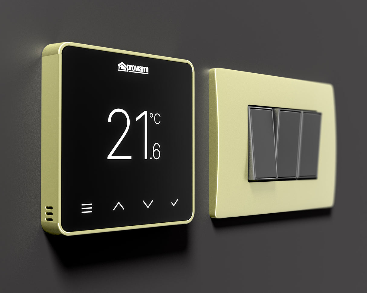 ProWarm Touch IQ S Series - Black Wifi Thermostat