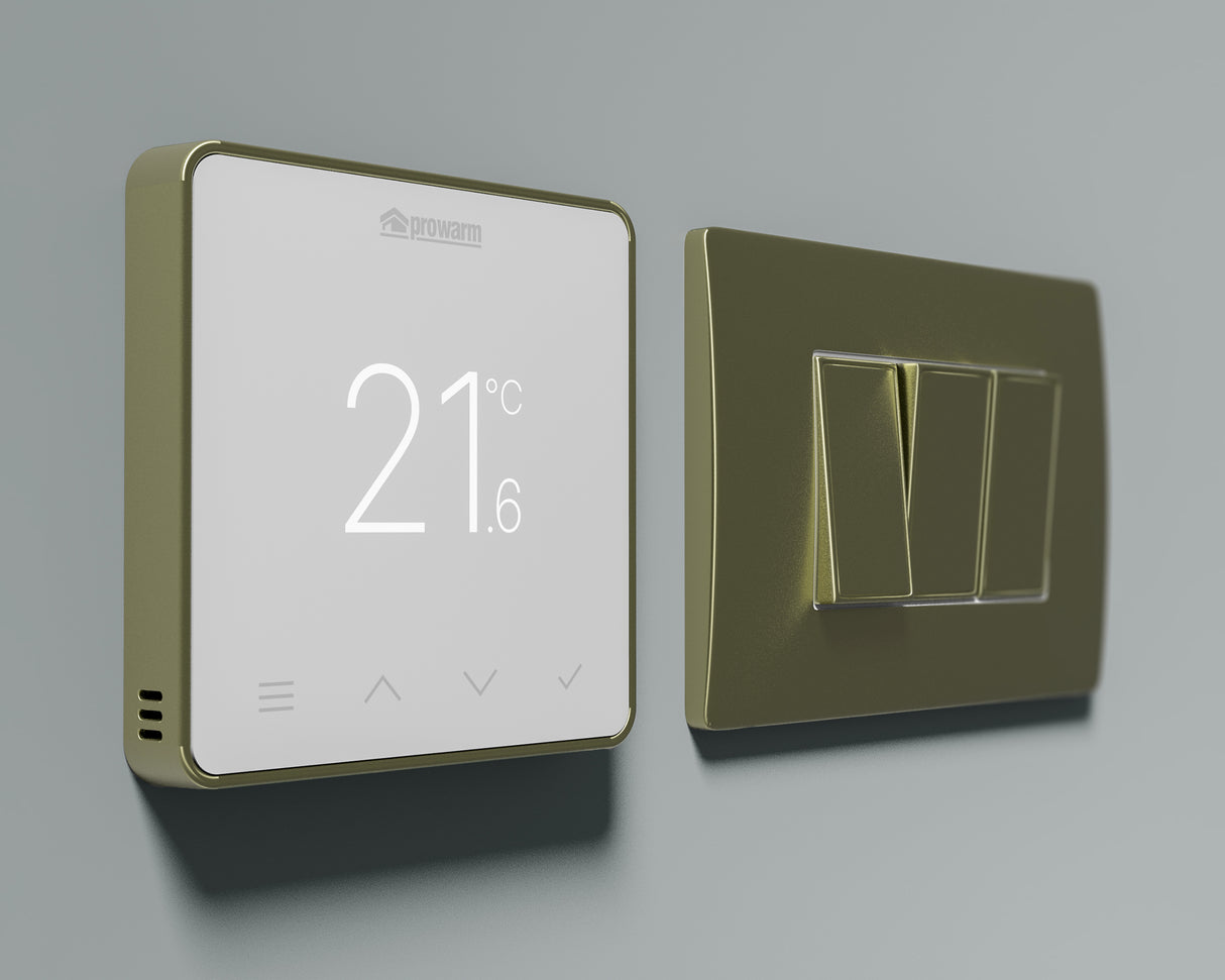 ProWarm Touch IQ S Series - White Wifi Thermostat