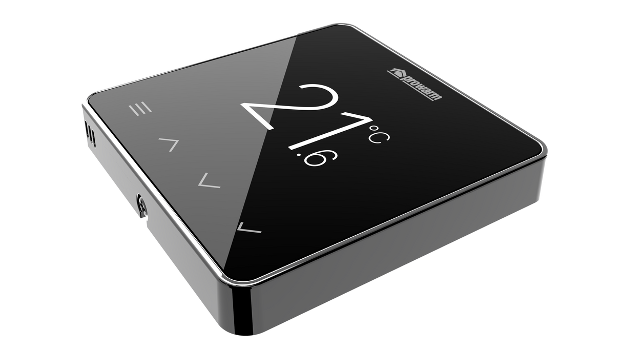 ProWarm Touch IQ S Series - Black Wifi Thermostat