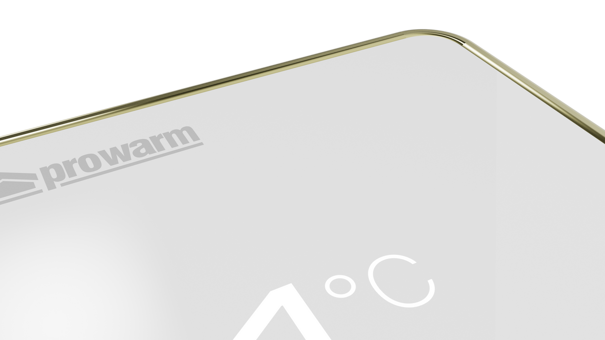 ProWarm Touch IQ S Series - White Wifi Thermostat
