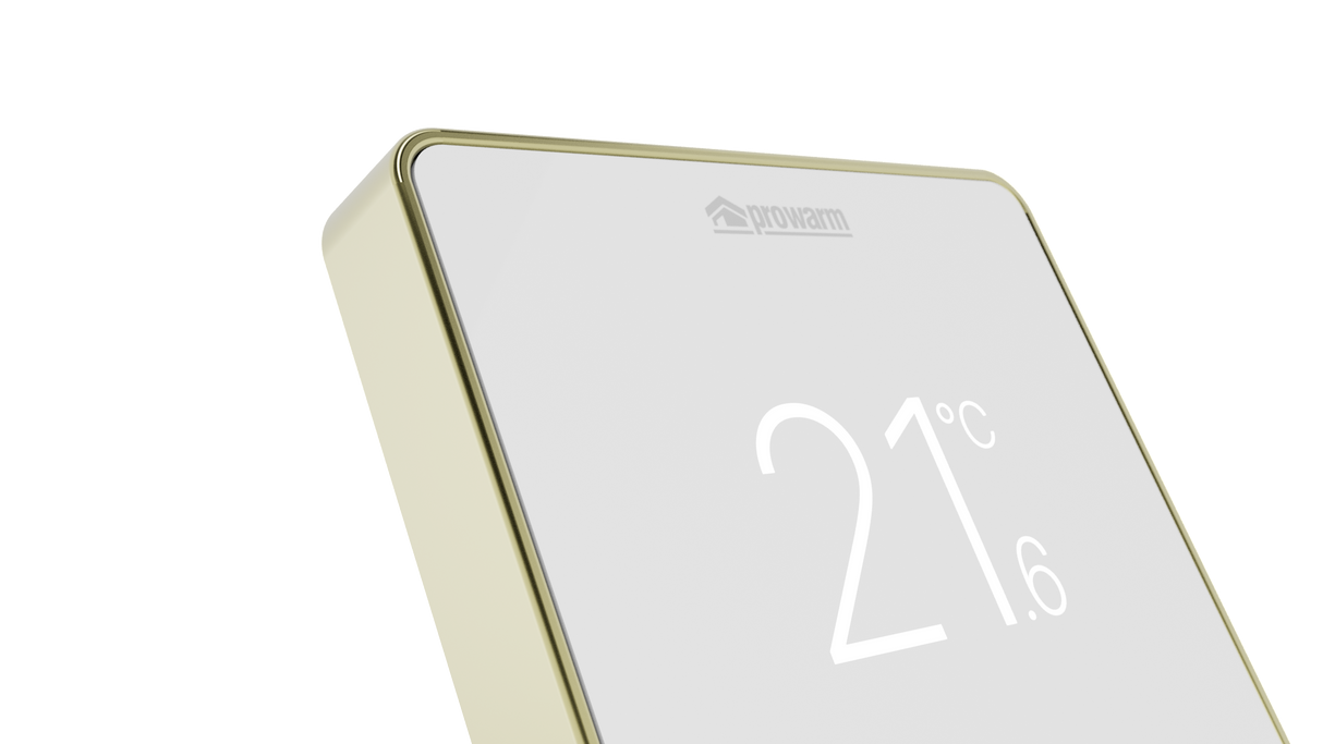 ProWarm Touch IQ S Series - White Wifi Thermostat
