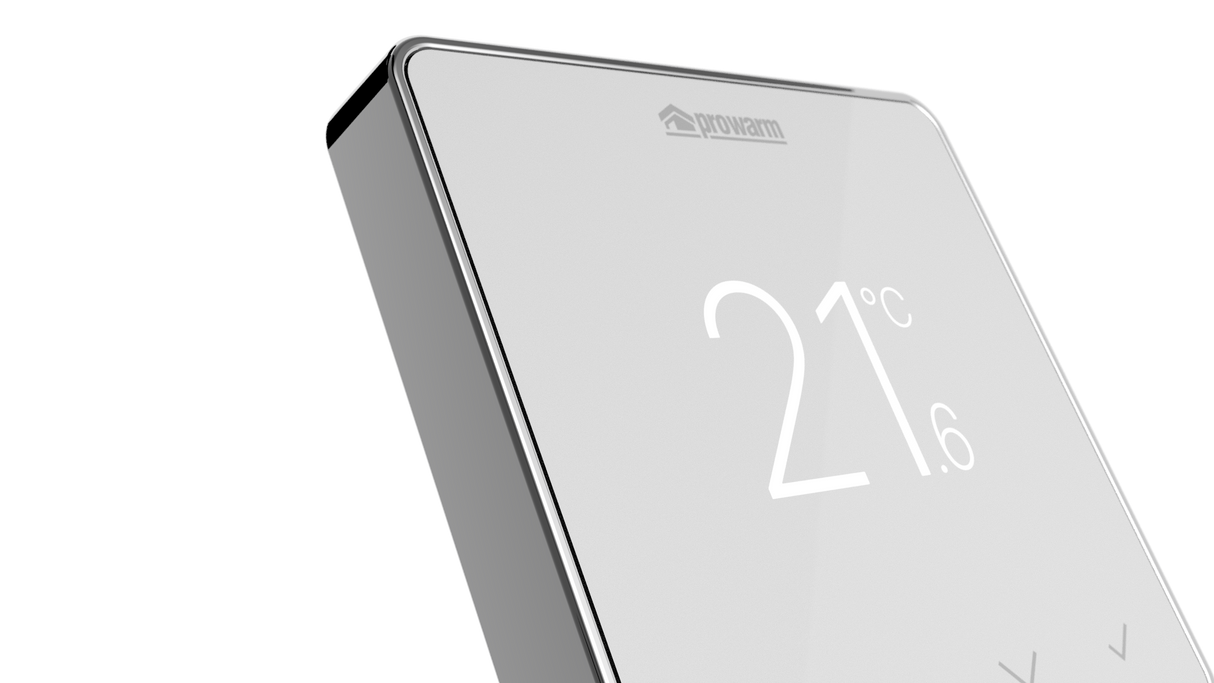 ProWarm Touch IQ S Series - White Wifi Thermostat