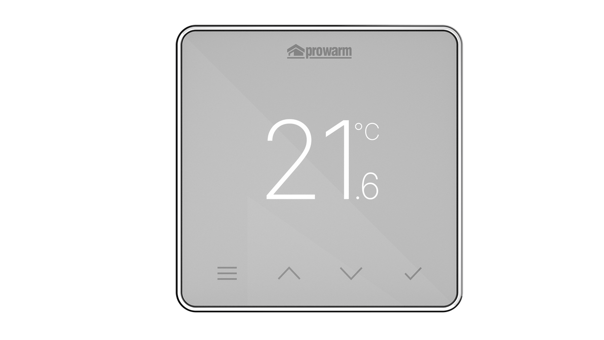 ProWarm Touch IQ S Series - White Wifi Thermostat