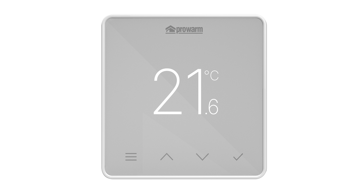 ProWarm Touch IQ S Series - White Wifi Thermostat