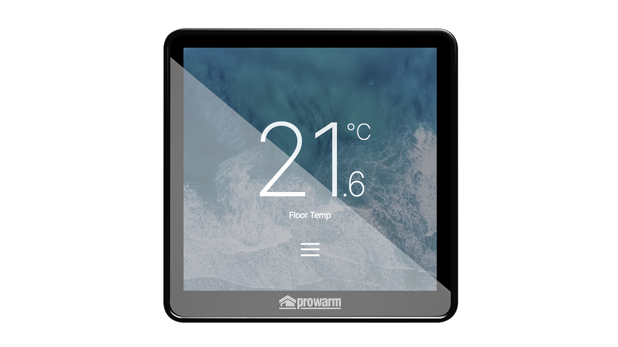 ProWarm Touch IQ ST Series - Black Touchscreen Thermostat