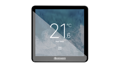 ProWarm Touch IQ ST Series - Black Touchscreen Thermostat