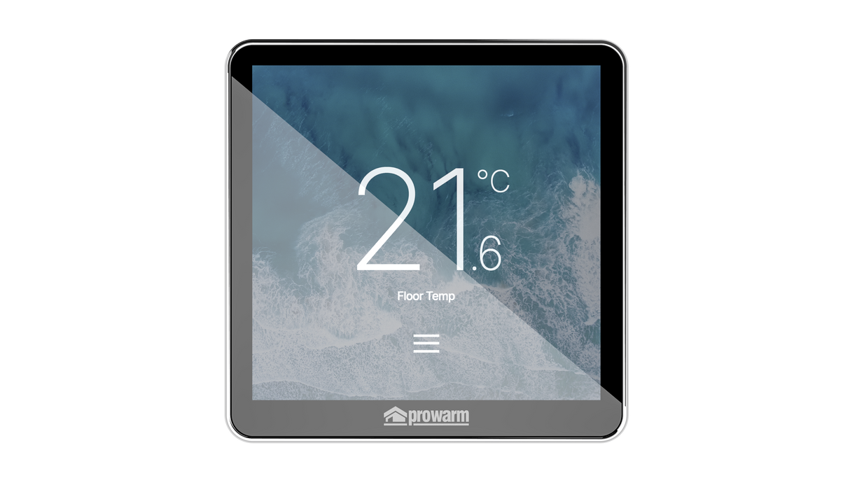 ProWarm Touch IQ ST Series - Black Touchscreen Thermostat
