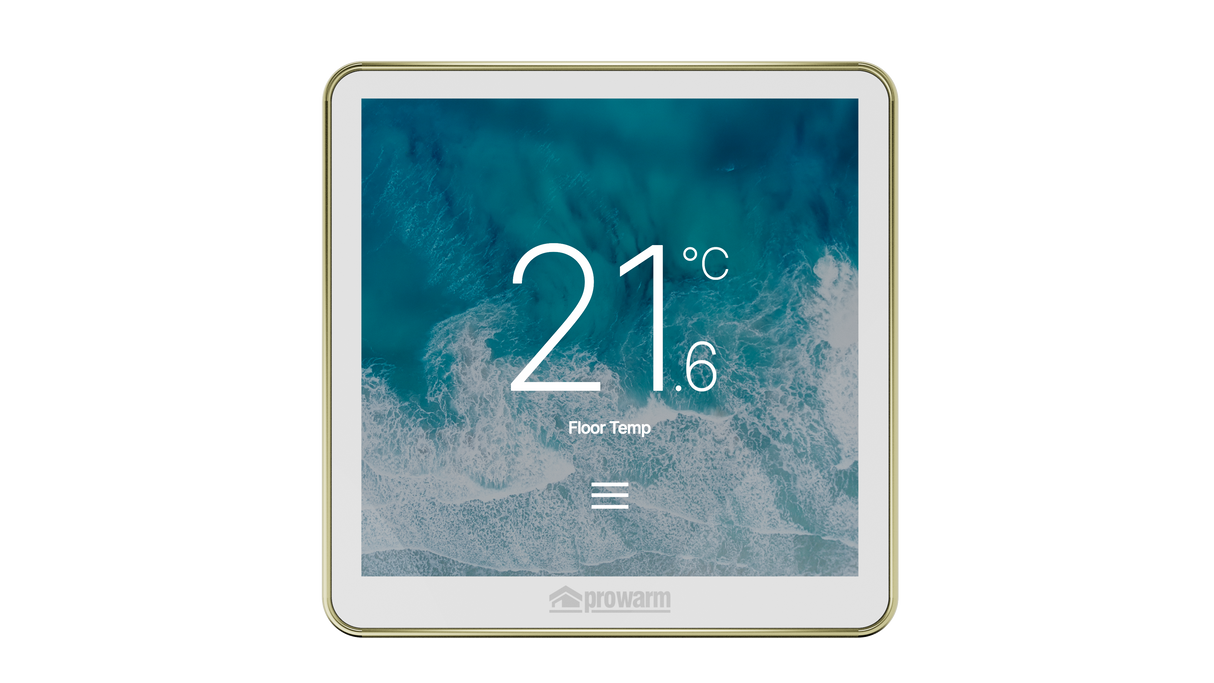 ProWarm Touch IQ ST Series - White Touchscreen Thermostat