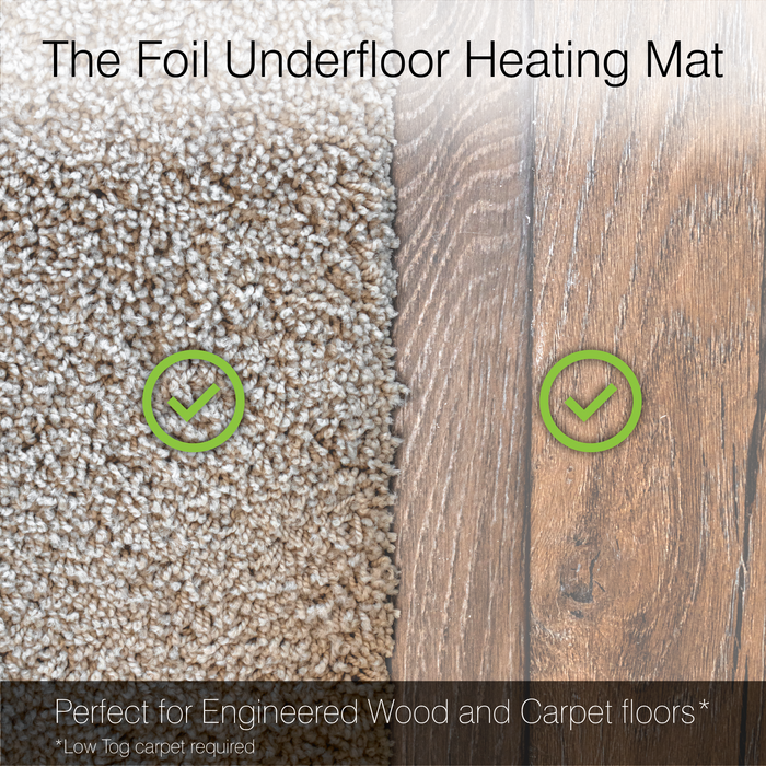 ProWarm Foil Underfloor Heating (Wood, Vinyl & Carpet)