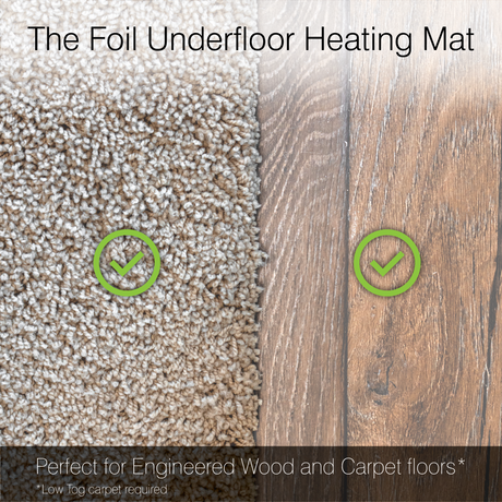 ProWarm Foil Underfloor Heating (Wood, Vinyl & Carpet)