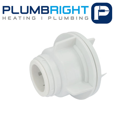 Plumbright Tank Connector 28mm White White plastic
