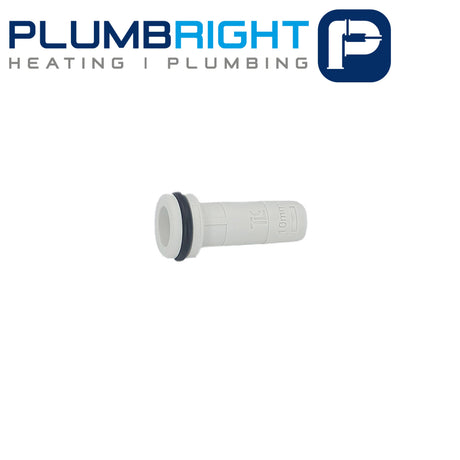 Plumbright 10mm Double Seal Insert White plastic