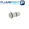 Plumbright 15mm Double Seal Insert White plastic