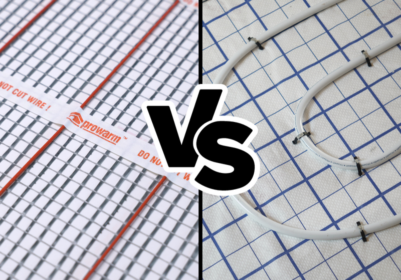 Electric or water underfloor heating?