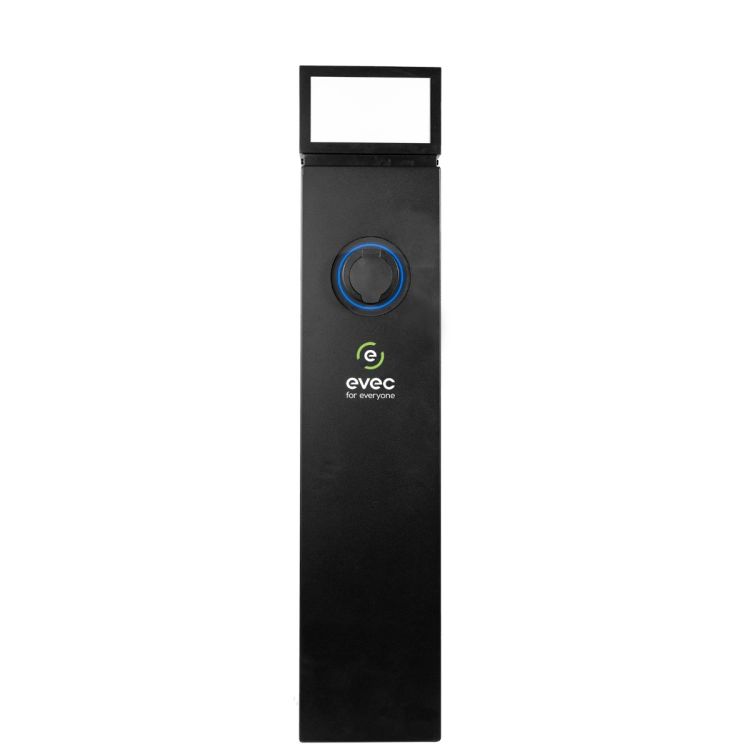 Evec Pedestal EV Charger 22kW Single Socket (ESP02)