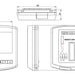 Heatmiser Slimline-RF Wireless Programmable Thermostat
