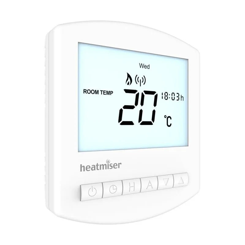 Heatmiser Slimline-RF Wireless Programmable Thermostat