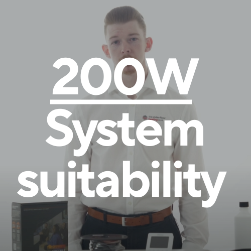 Prowarm Electric Underfloor Heating 200w Mat 12 0m2 Mat Only No Thermostat Or Kit