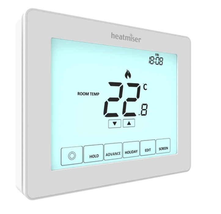Heatmiser Touch-W Programmable Touchscreen Thermostat