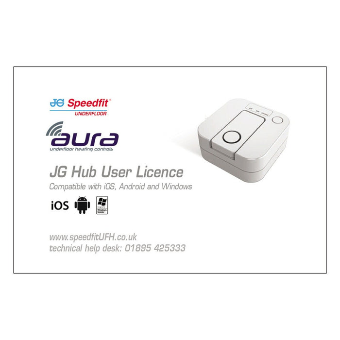 JG Aura Hub User Licence - JG Aura Hub User Licence