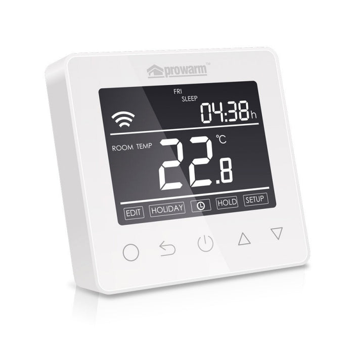 ProWarm™ ProTouch-W WiFi Thermostat - White - ProWarm™ ProTouch-W WiFi Thermostat - White