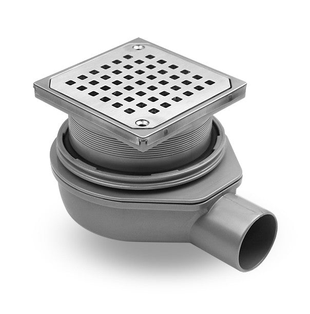 ProWarm™ Horizontal Drain and Stainless Steel Grate - ProWarm™ Horizontal Drain and Stainless Steel Grate