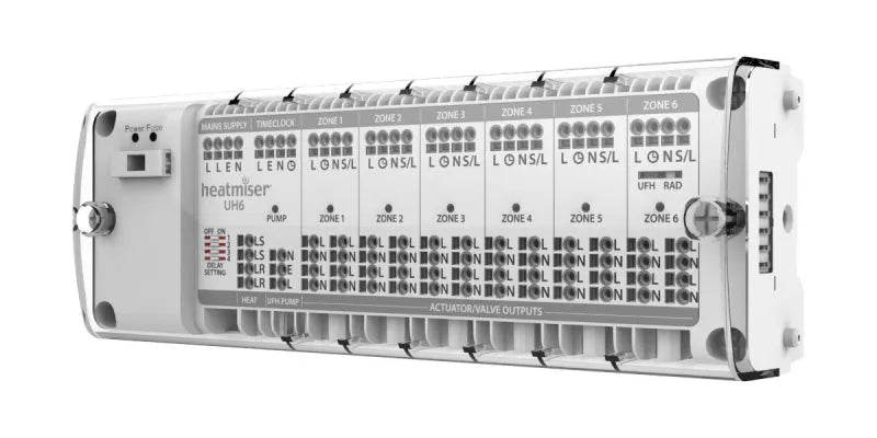 Heatmiser UH6 Wiring Centre, 6 Zone